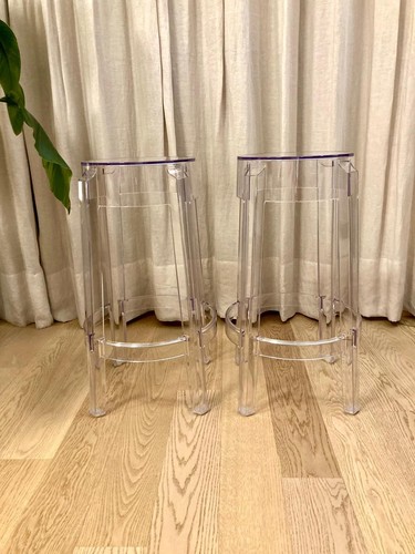 Transparent bar stool - transparent,